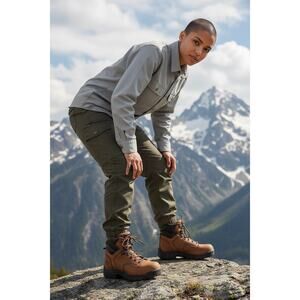 "Timberland Pro" Women's Work Boots SZ 9.5 Steel Toe Hiking Slip Resistant Laces